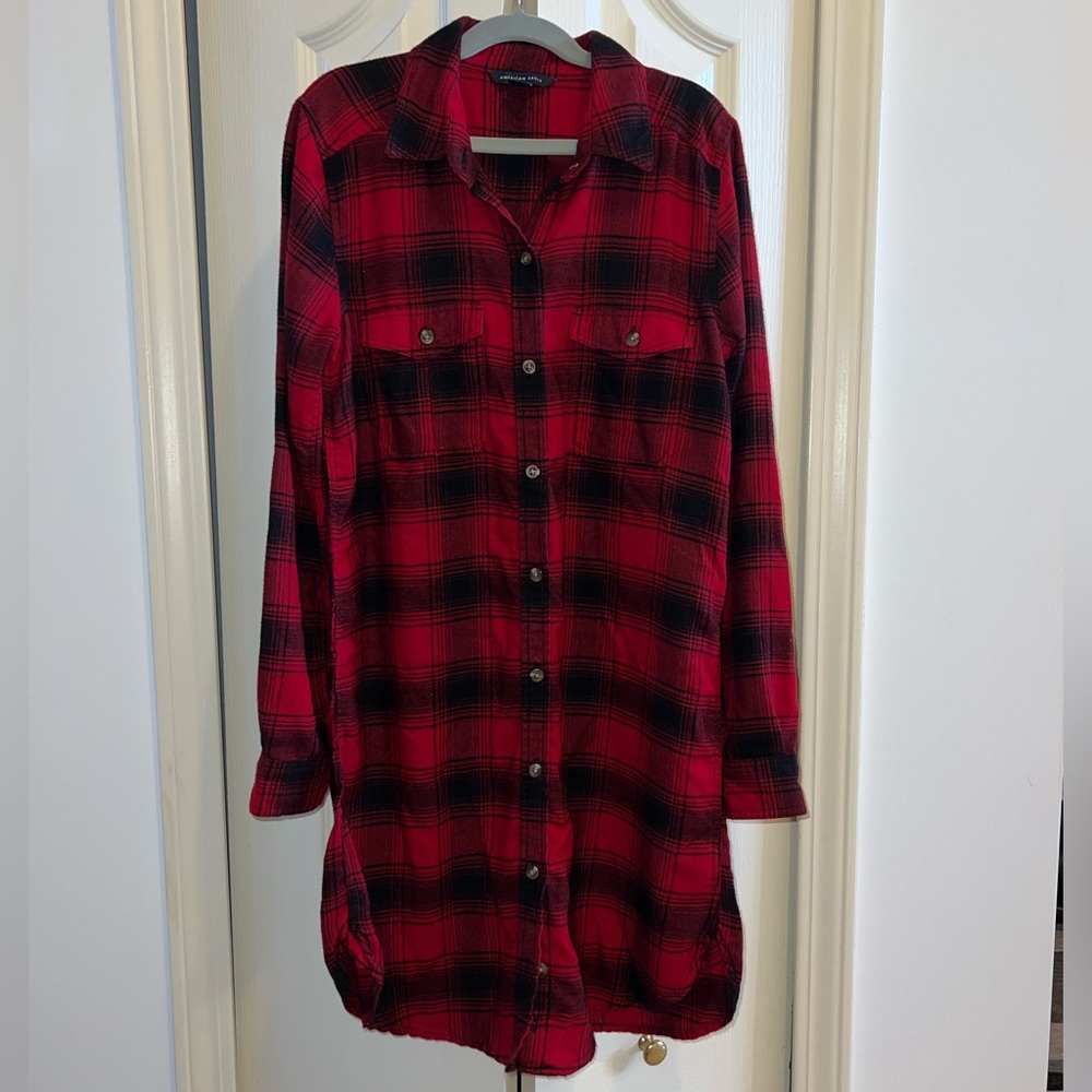 American Eagle Plaid Xxs Dress